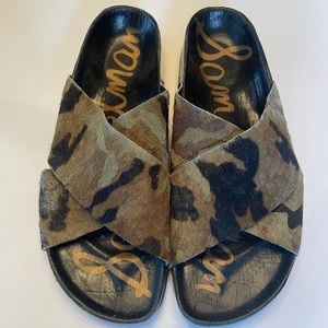 Sam Edelman camouflage slide sandal size 9